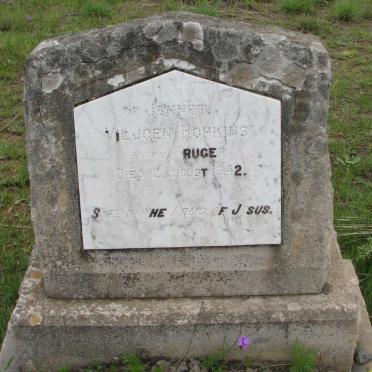HOPKINS Jannet Viljoen nee KRUGER -1942