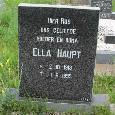 HAUPT Ella 1918-1995