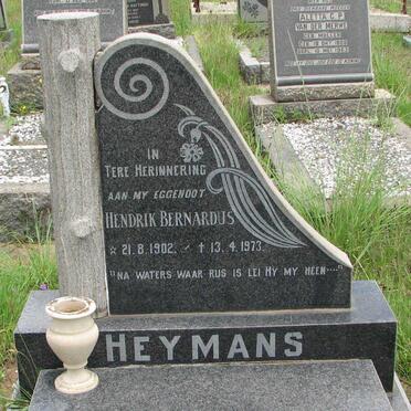 HEYMANS Hendrik Bernardus 1902-1973