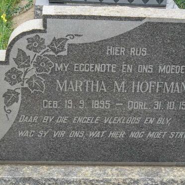 HOFFMANN Martha M. 1895-1963