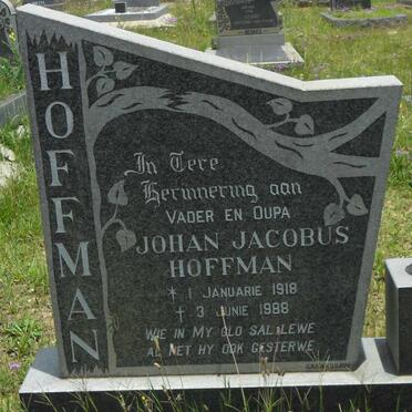HOFFMAN Johan Jacobus 1918-1988