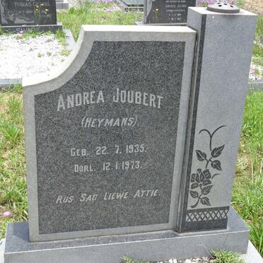 JOUBERT Andrea nee HEYMANS 1935-1973