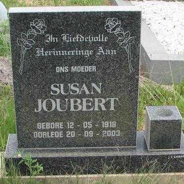 JOUBERT Susan 1918-2003
