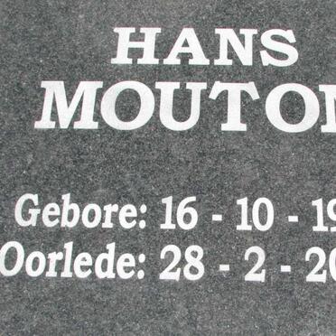 MOUTON Hans 1931-2004