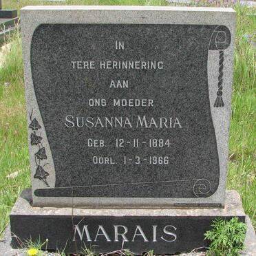 MARAIS Susanna Maria 1884-1966