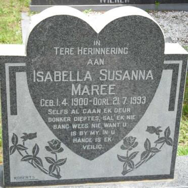 MAREE Isabella Susanna 1900-1993
