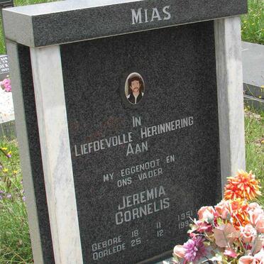 NIEKERK Jeremia Cornelis, van 1951-1993