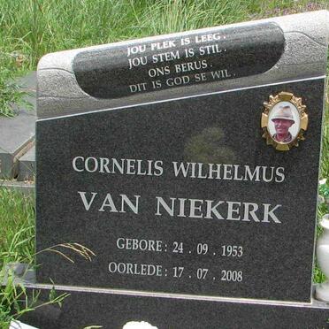 NIEKERK Cornelis Wilhelmus, van 1953-2008
