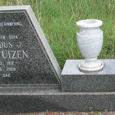 OOSTHUIZEN Gerhardus J. 1912-1988 &amp; Anna C. 1920-1979
