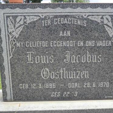 OOSTHUIZEN Louis Jacobus 1895-1970
