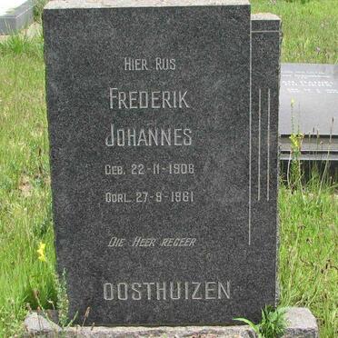 OOSTHUIZEN Frederik Johannes 1906-1961