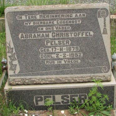 PELSER Abraham Christoffel 1879-1952