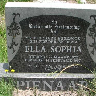 PIENAAR Ella Sophia 1922-1997