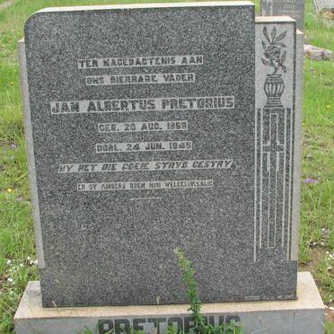PRETORIUS Jan Albertus 1868-1945
