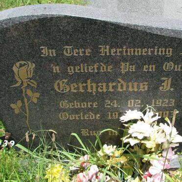 ? Gerhardus J.A. 1923-2003