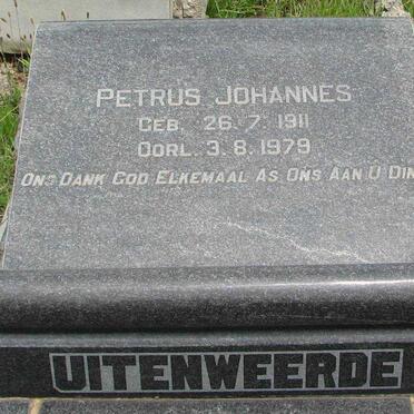 UITENWEERDE Petrus Johannes 1911-1979