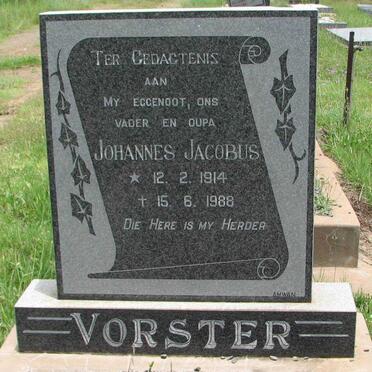 VORSTER Johannes Jacobus 1914-1988