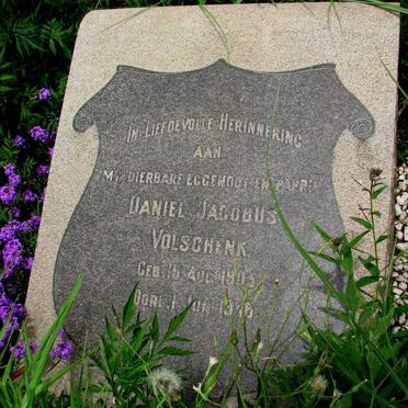 VOLSCHENK Daniel Jacobus 1905-1946