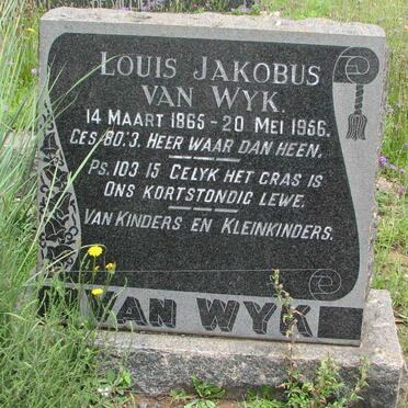 WYK Louis Jakobus, van 1865-1956