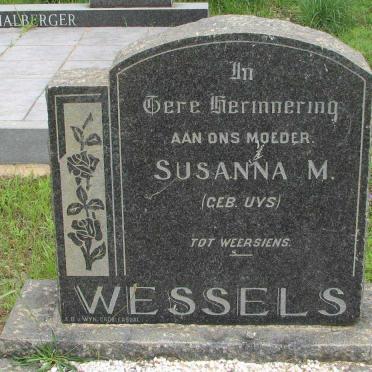 WESSELS Susanna M. nee UYS