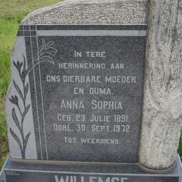 WILLEMSE Anna Sophia 1891-1972