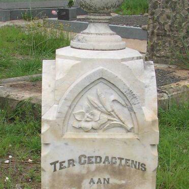 WILKEN Jacobus Johannes 1859-1932 &amp; Anna C.E. FOURIE 186?-1930