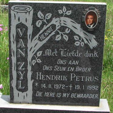 ZYL Hendrik Petrus, van 1972-1992