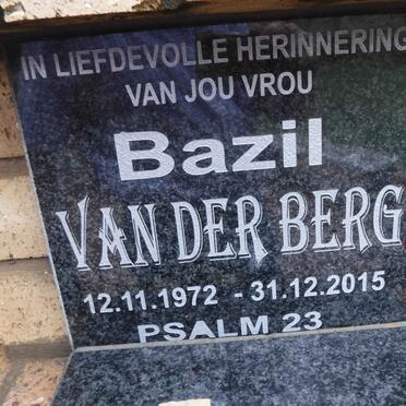 BERG Bazil, van der 1972-2015
