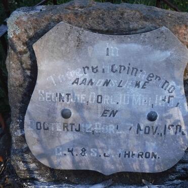 THERON Seuntjie -1907 :: THERON Dogtertjie -1908