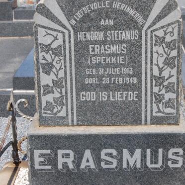 ERASMUS Hendrik Stefanus 1913-1948