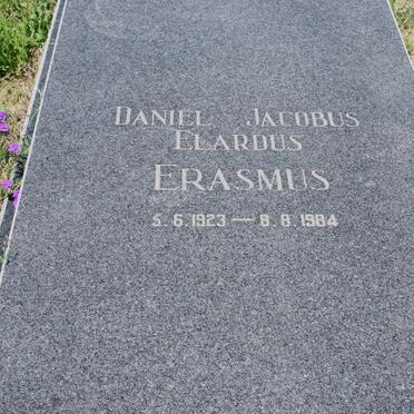 ERASMUS Daniël Jacobus Elardus 1923-1984