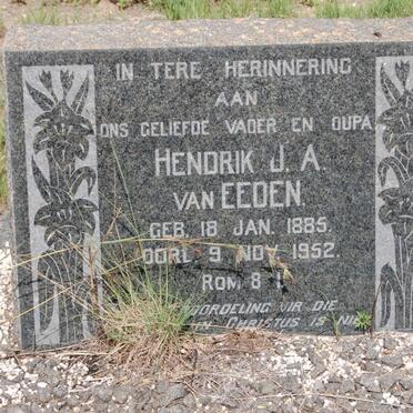 EEDEN Hendrik J.A., van 1885-1952