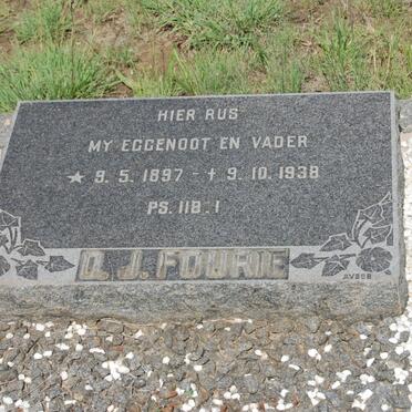 FOURIE O.J. 1897-1938