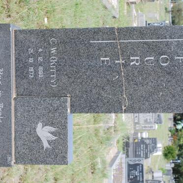 FOURIE C.W. 1888-1973