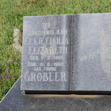 GROBLER Elsje Cecilia Elizabeth nee FOURIE 1896-1982