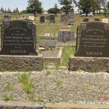 KRUGER Hendrik Bernardus Gerhardus 1870-1944 &amp; Rachel Margaretha BARNARD 1877-1953