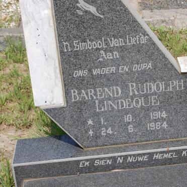 LINDEQUE Barend Rudolph 1914-1984