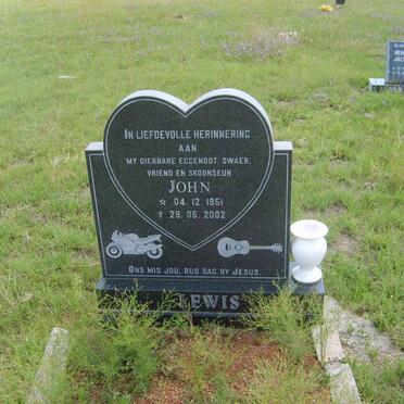 LEWIS John 1951-2002
