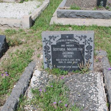 MEYER Gertuida Magaretha Jacomina nee STEYN 1876-1952