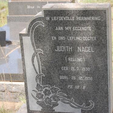 NAGEL Judith nee RELLING 1930-1958