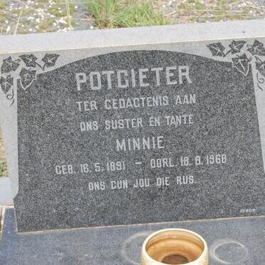POTGIETER Minnie 1891-1968