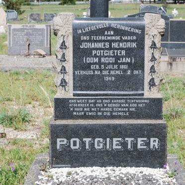 POTGIETER Johannes Hendrik 1861-1949
