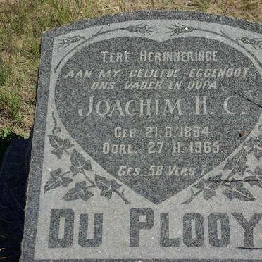 PLOOY Joachim H.C., du 1894-1965