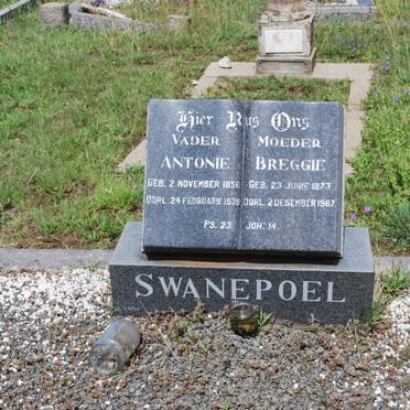 SWANEPOEL Antonie 1858-1939 &amp; Breggie 1873-1967