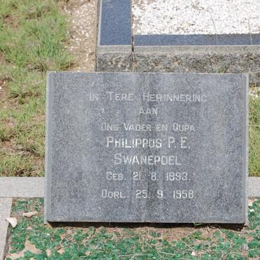 SWANEPOEL Philippus P.E. 1893-1958