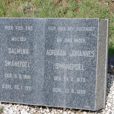 SWANEPOEL Adriaan Johannes 1873-1959 &amp; Salmina 1881-1971