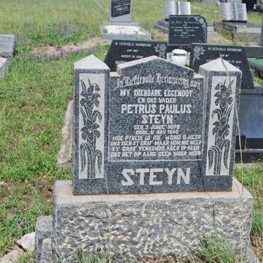 STEYN Petrus Paulus 1878-1945