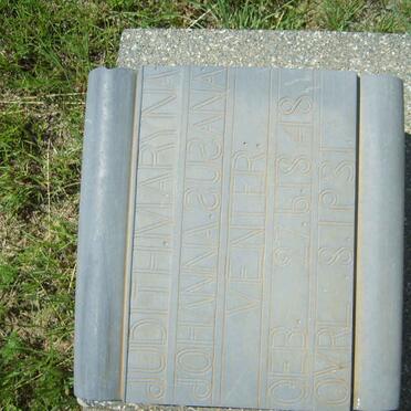 VENTER Judith Maryna Johanna Susanna 1848-1931