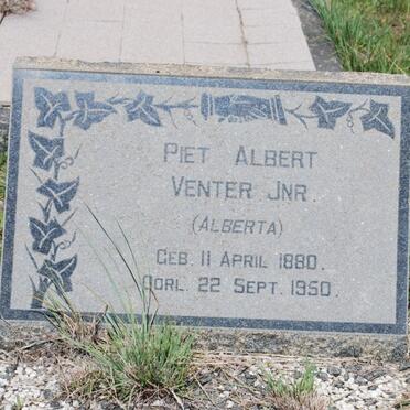 VENTER Piet Albert 1880-1950