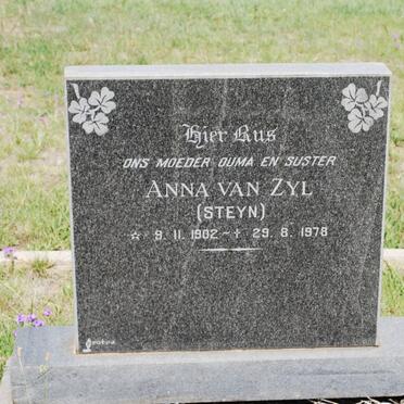ZYL Anna, van nee STEYN 1902-1978